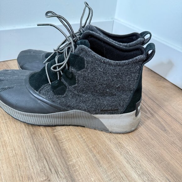 Sorel Womens Out and About III 3 Classic Grey Boots Waterproof Duck Boot 3 - Picture 5 of 10